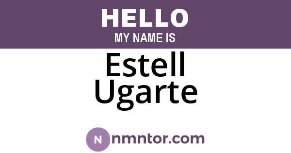 Estell Ugarte