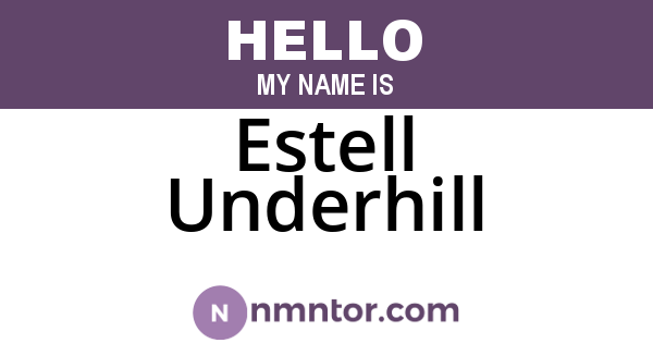 Estell Underhill