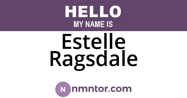 Estelle Ragsdale