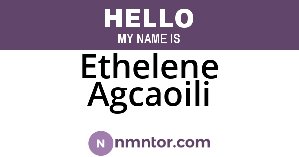 Ethelene Agcaoili
