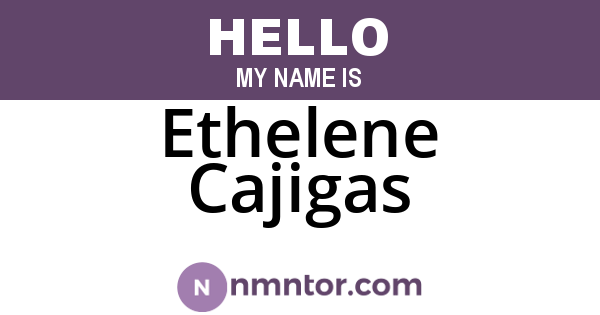 Ethelene Cajigas
