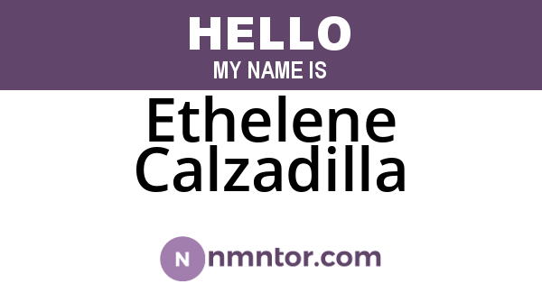 Ethelene Calzadilla