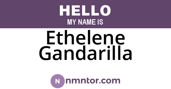 Ethelene Gandarilla