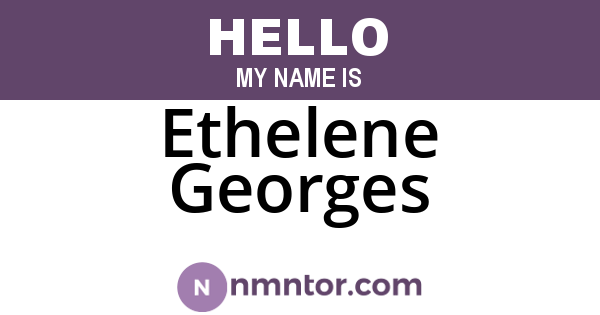Ethelene Georges