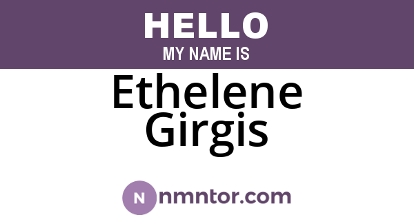 Ethelene Girgis