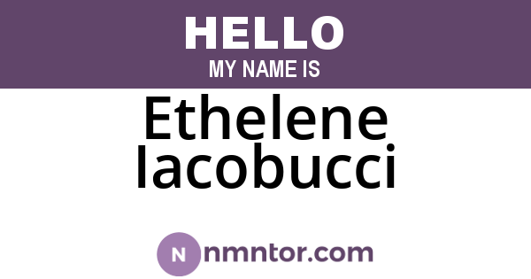 Ethelene Iacobucci