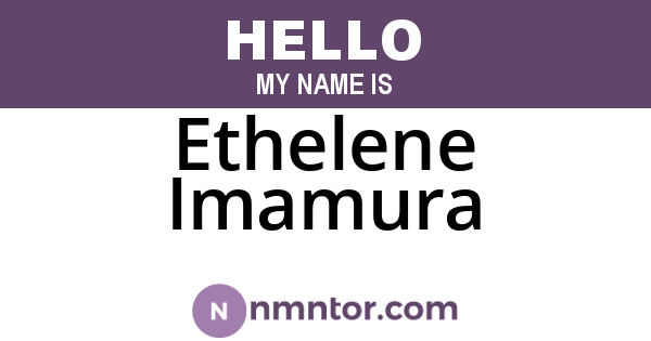 Ethelene Imamura