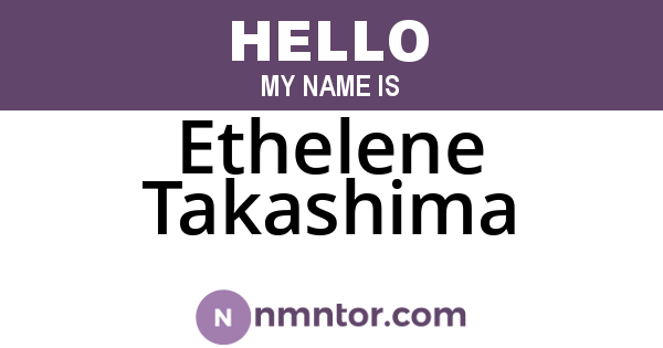 Ethelene Takashima