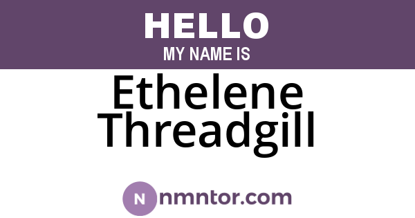 Ethelene Threadgill