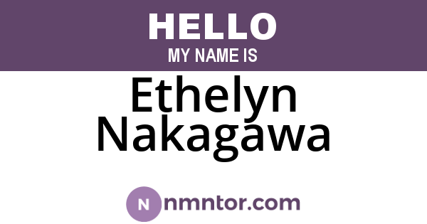 Ethelyn Nakagawa