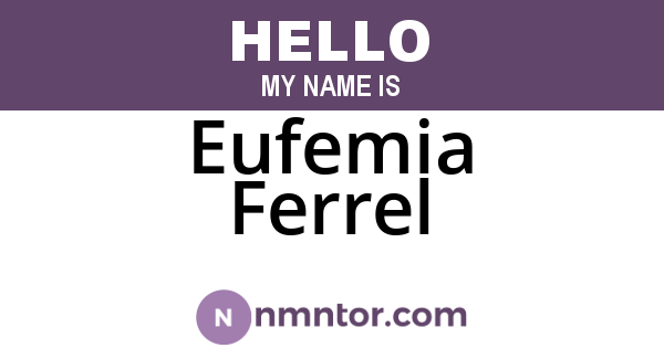 Eufemia Ferrel