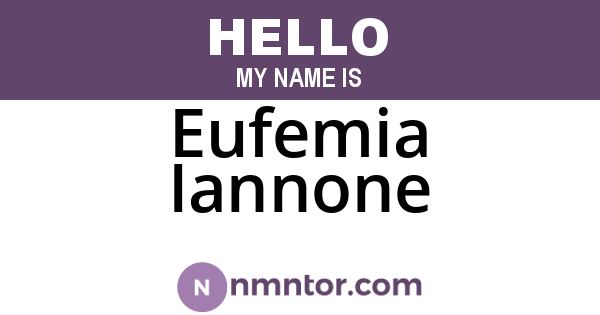 Eufemia Iannone