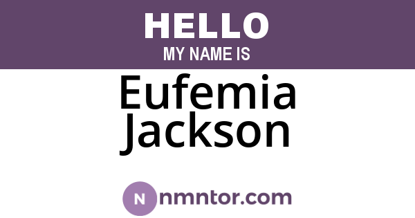 Eufemia Jackson