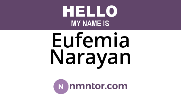 Eufemia Narayan