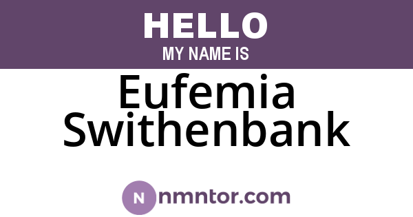 Eufemia Swithenbank