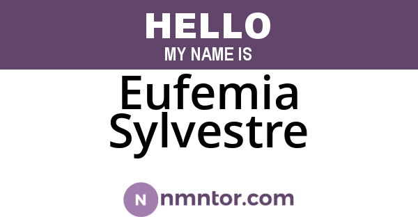 Eufemia Sylvestre
