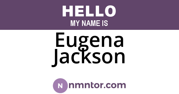 Eugena Jackson