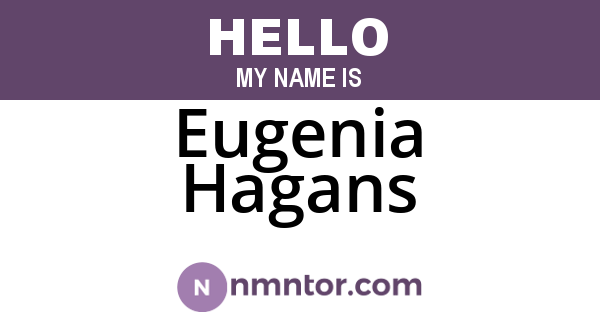 Eugenia Hagans