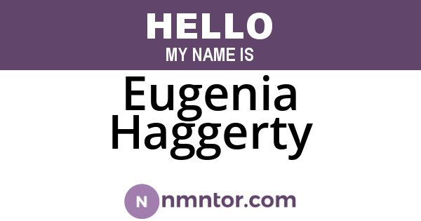Eugenia Haggerty