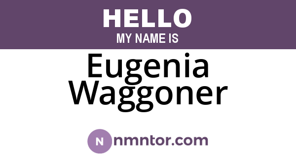 Eugenia Waggoner