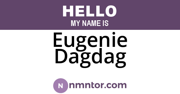 Eugenie Dagdag