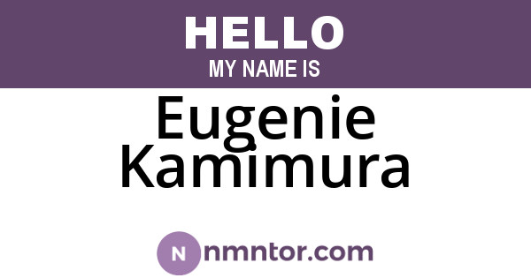 Eugenie Kamimura