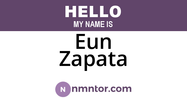Eun Zapata