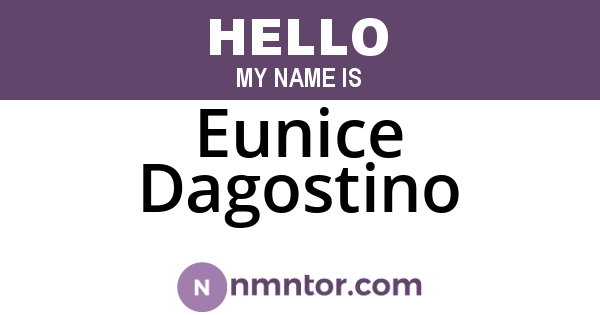 Eunice Dagostino