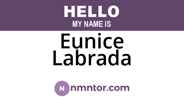 Eunice Labrada