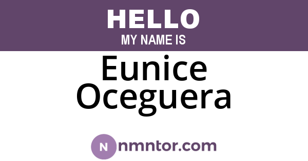 Eunice Oceguera