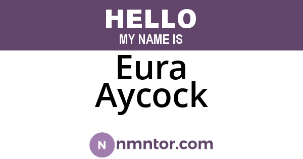 Eura Aycock
