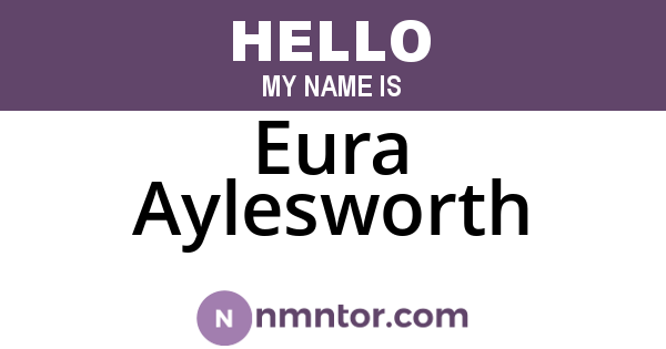 Eura Aylesworth