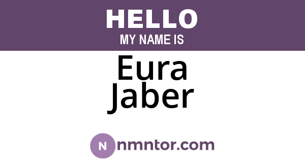Eura Jaber