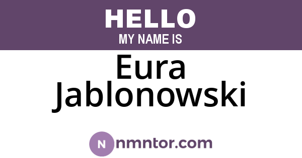 Eura Jablonowski