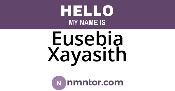 Eusebia Xayasith