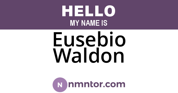 Eusebio Waldon