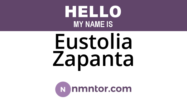 Eustolia Zapanta