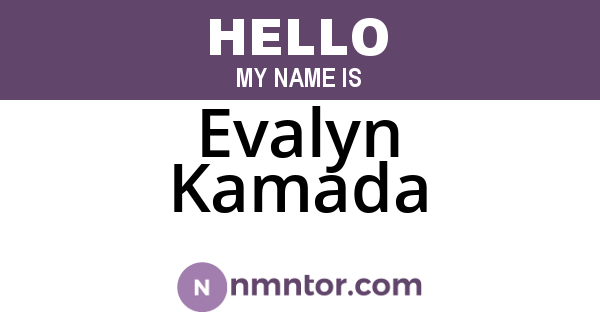 Evalyn Kamada