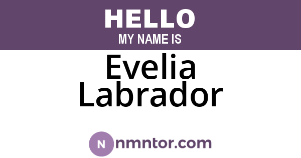 Evelia Labrador