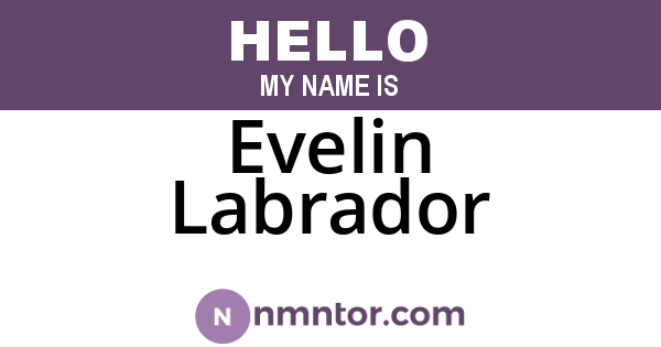 Evelin Labrador