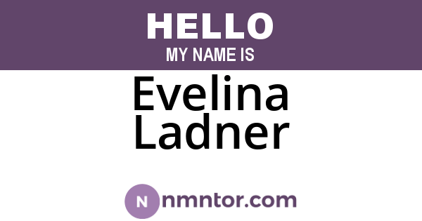 Evelina Ladner
