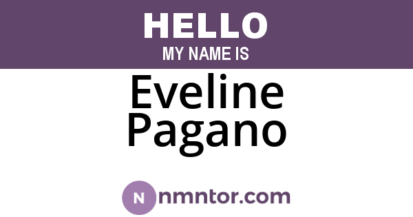 Eveline Pagano