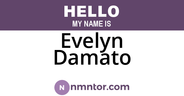 Evelyn Damato