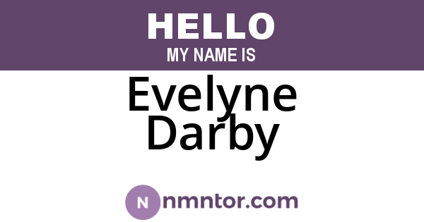 Evelyne Darby