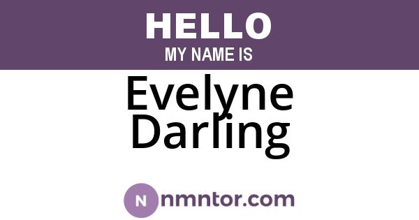 Evelyne Darling
