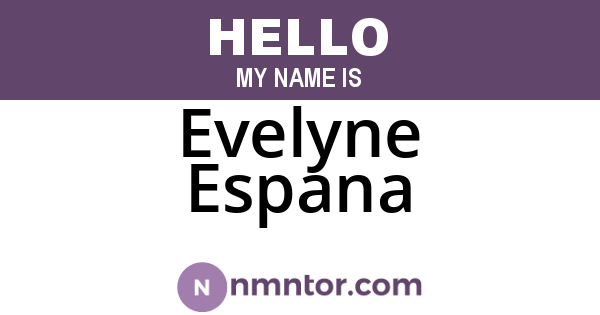 Evelyne Espana