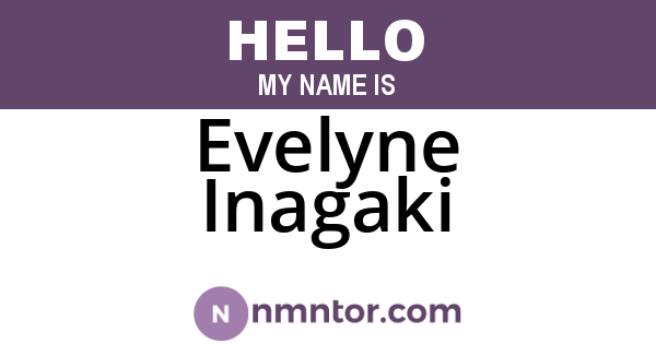 Evelyne Inagaki