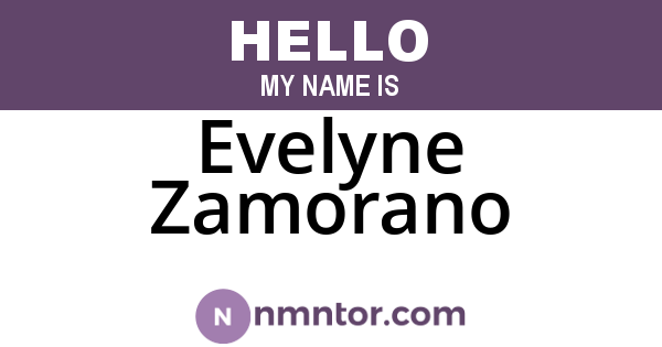 Evelyne Zamorano