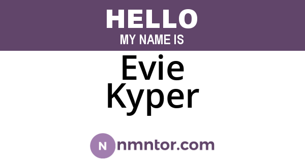 Evie Kyper