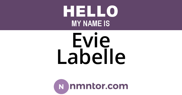 Evie Labelle